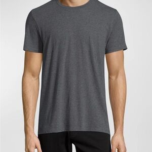 Vince Gray Short Sleeve Pima Crew Neck Tees